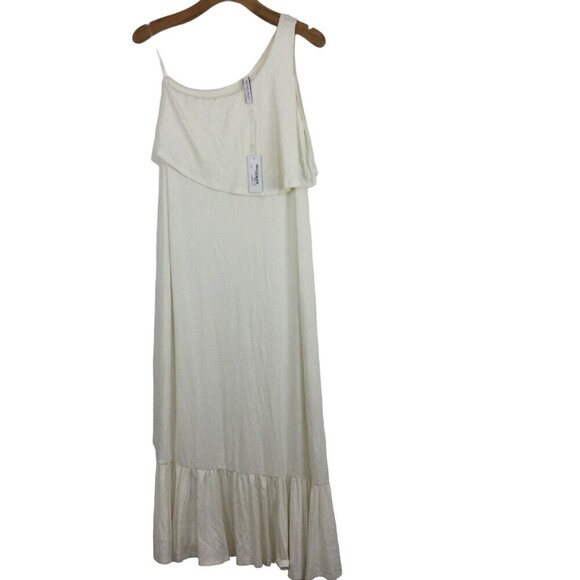 Rachael Pally Harmony One-Shoulder Sleeveless Dress White Size Small NWT - Picture 6 of 6